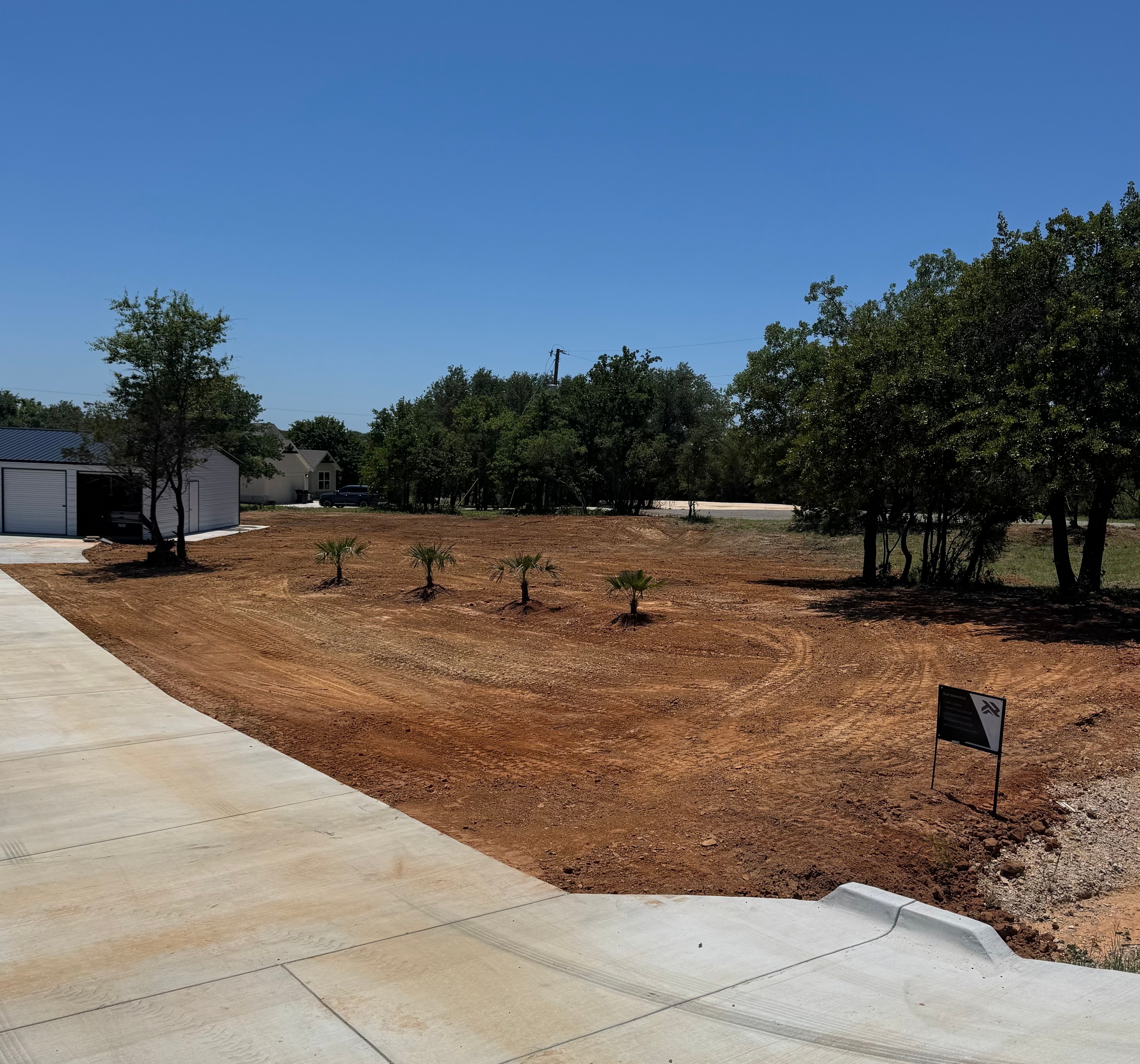 Land grading and site preparation